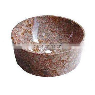 Chinese marble Agate red wash basin