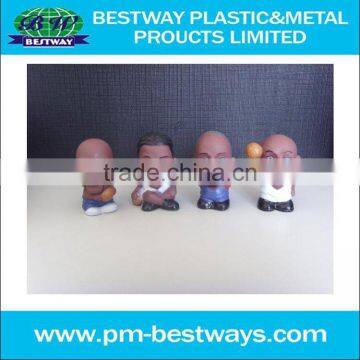 plastic black man toy