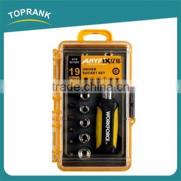 19pcs Driver Socket Set, Small Ratchet Socket Tool Set photo-4