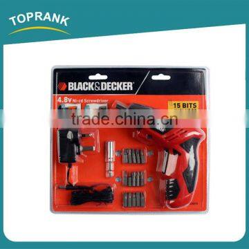 Toprank 3.6V Li-thium Cordless Driver drill, Electric Ground Screw cordless impact driver