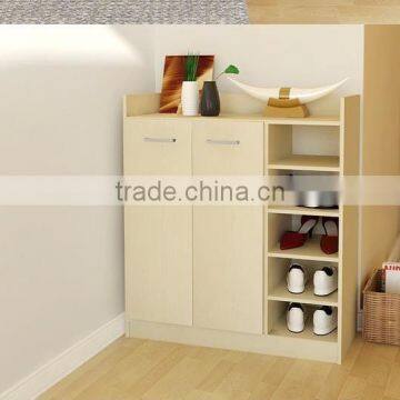 An Introductory Contracted Shoe Cabinet, Porch Wooden Shoe Rack photo-3