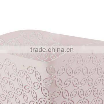 Arc-shape Metal Punched Decorative Trash Can For Home/Office photo-4