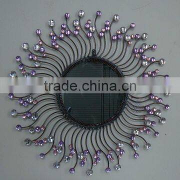 fashion metal wall mirror