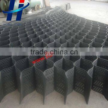 Smooth Black Perforated HDPE Geocell photo-2