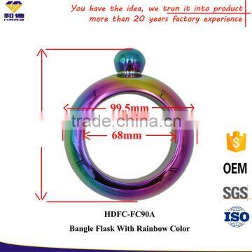 Stainless Steel Rainbow Bracelet Flask photo-4