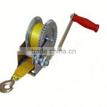 362873-3 Strap 1600 Lbs Capacity 2400 Lbs Breaking Force 4:1 Gear Ratio Hand Winch photo-2