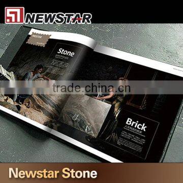 Newstar stone catalogue printing buochure design samples