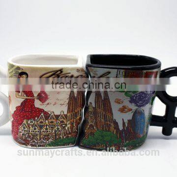 Wholesale Custom Hig Quality Ceramic Couple Mugs for Sale photo-5