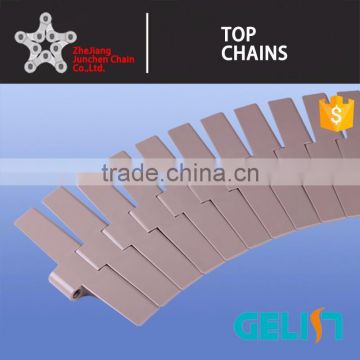 882TAB plastic plate conveyor belt for bottles