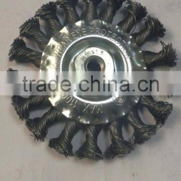 twist steel wheel brush