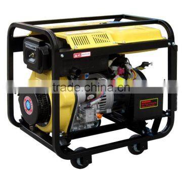 Open Type 2KW Electric Single Phase Portable Diesel Welding Generator photo-5