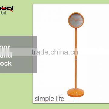 Home Decoration Modern Floor Clock, Colorful Metal Floor Stand Clock photo-4