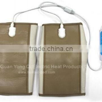 Leather Massage heated knee belt with time setting