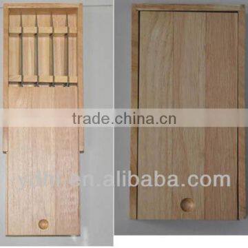 High Quality 4PCS Steak Knife Set With Rubber Wood Stored Box photo-2