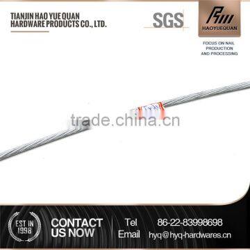 ungalvanized steel wire rope 1x7 3mm