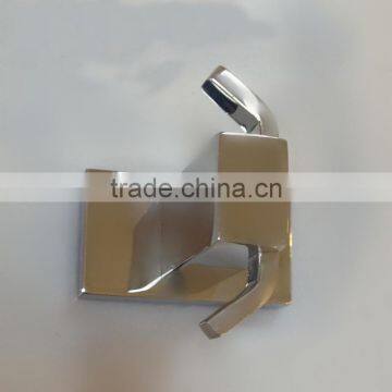 2016 The Hottest Wholesale Price Storage Modern Bath Hardware Factory Supply 304 Stainless Steel Double Robe Hook photo-3