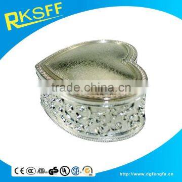 Custom Cheap Zinc Alloy Round Jewelry Gift Box photo-4
