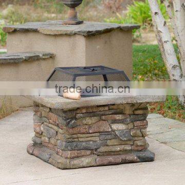 MGO(magnesium ) Square Firepit Hot Firepit / House Design MGO Fire Pit photo-2
