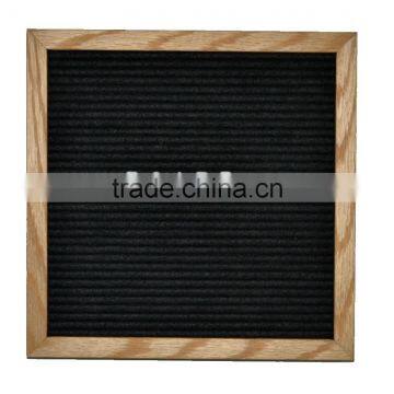 Oak Frame Letter Board Felt Insert Plastic Letters photo-2