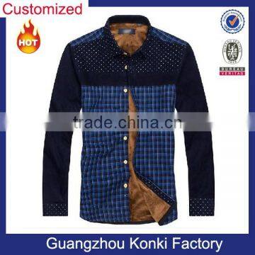 custom casual warm shirts