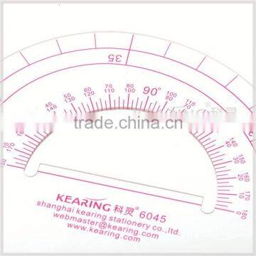 Kearing 45cm Sandwich Line Curve Ruler, Fashion Design Curve Drawing Template, Ruler With Protractor # 6045 photo-3