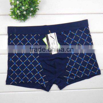 Fashion Printed Grid Men Underwear Wholesale Men Boxer Briefs Boyshort photo-4