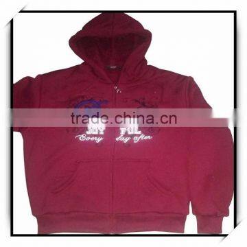 Factory Stock Wholesale Zip up Fleece Hoodies photo-5