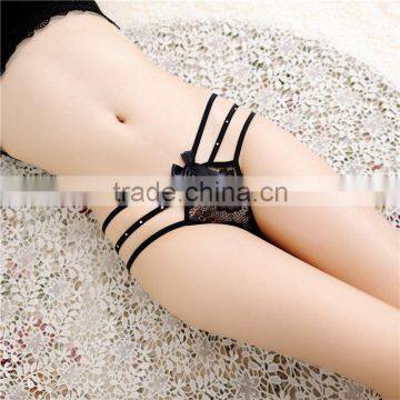 Stock Women Sey G-String Thongs Fashion Intimates Briefs Women Lace Underwear Breathable Lingerie Girls Panties Bandage With Dia photo-4