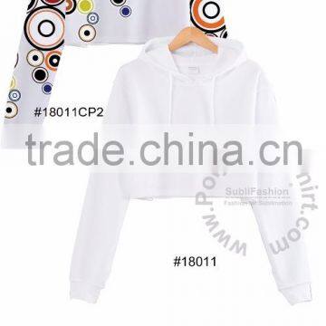 Crop Top Hoodies. Ready Goods. no Minimum. Sublimation Blanks. Print Your Own Design. Real Factory. 3-5 Day Production Time. photo-6