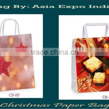 Paper Printed Gift Bags for New Year 2017