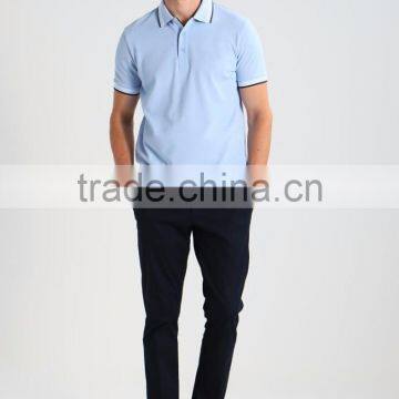 MGOO Excellent Cotton Spandex Polo Shirt Three Buttons Plain Dry Fit Golf Polo Shirts For Men photo-4