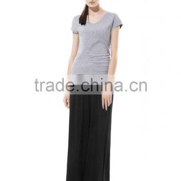 100% Cotton T-shirt v Neck Household Cloth photo-2