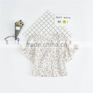 S17357A 2017 New Style Tops For Children Girls Cute Blouse Designs photo-4