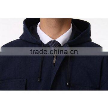 Custom Long Sleeve Mens Industrial Breathable Worker's Blue Overalls Wholesale photo-3