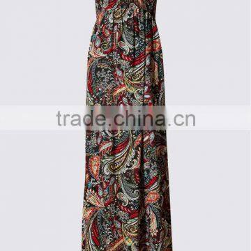 Paisley Print Maxi Beach Dress photo-1