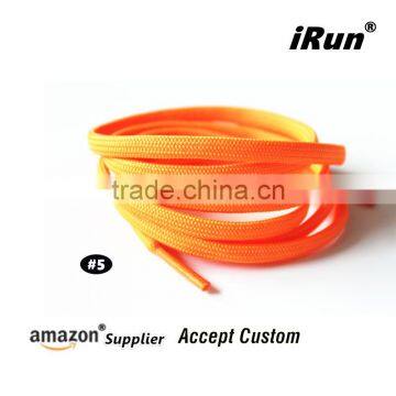 Premium 6mm Durable Plain Flat Tubular Sneaker Shoelace for Ultra Boost and More - Accept Custom photo-3