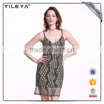 Oem & Odm Service Spaghetti Strap Printing Dress Women Casual 2017 photo-5