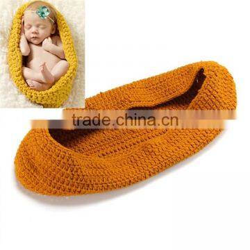 Baby Swaddle Cocoon Baby Sleeping Bag Knitted Baby Hat Photo Prop photo-2