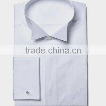 Wing Tip Collar French Cuff Mens Tuxedo Dress Shirts photo-2