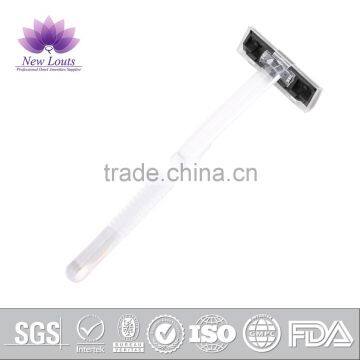 Twin changeable blade razor without lube for woman