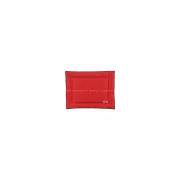 Pet All Seasons Mat Dog Bed, Fire (Red & Gray)