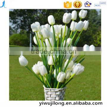 8 in one lovely decorative artificial tulip silk flower