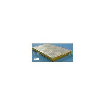 Yellow Acoustical Glass Wool Ceiling Tiles For Commercial Buildings
