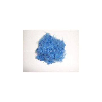 38mm / 51mm / 76mm 1.5 D Blue Dyed Polyester Staple Fiber for Non-Woven Fabric