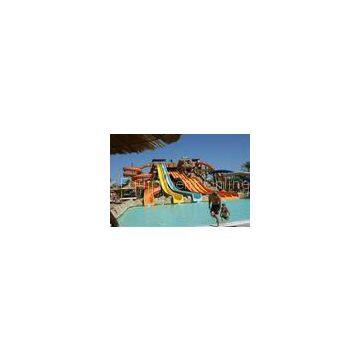 Children Fiberglass Water Slides Combination Water Slide For Holiday Resort