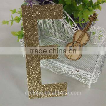 1000pcs gold glitter paper letters "E" Decor Festive Birthday Party New Year,Christmas ,Cake,Crafts.