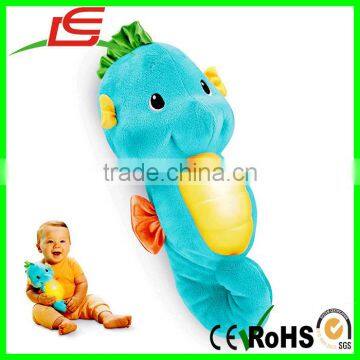 Glow Light Blue Baby Sleep Soothers Seahorse Music Sounds Toys