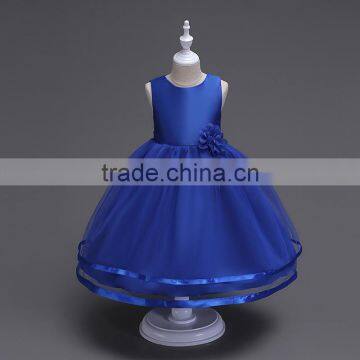 Elegant Pretty Princess Beautiful Model Kids Girls Fashion Western Gowns Party Dress photo-2