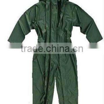 PU / Polyurethane waterproof working coverall (Deep Green)