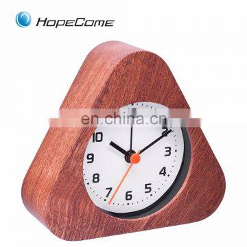 DIY Design Table Alarm Clock With Sound Wood